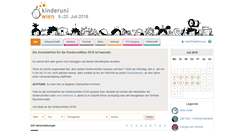 Desktop Screenshot of kinderuni-anmeldung.at